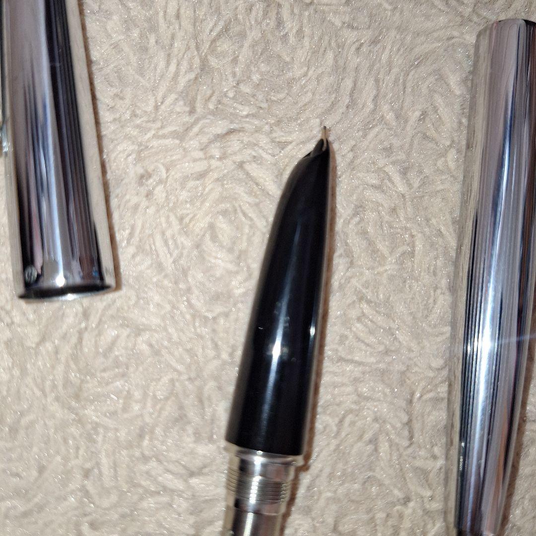 HEROPEN万年筆 英雄金筆ケース付 シルバー/ 高級筆記具上海中国ヒーロー