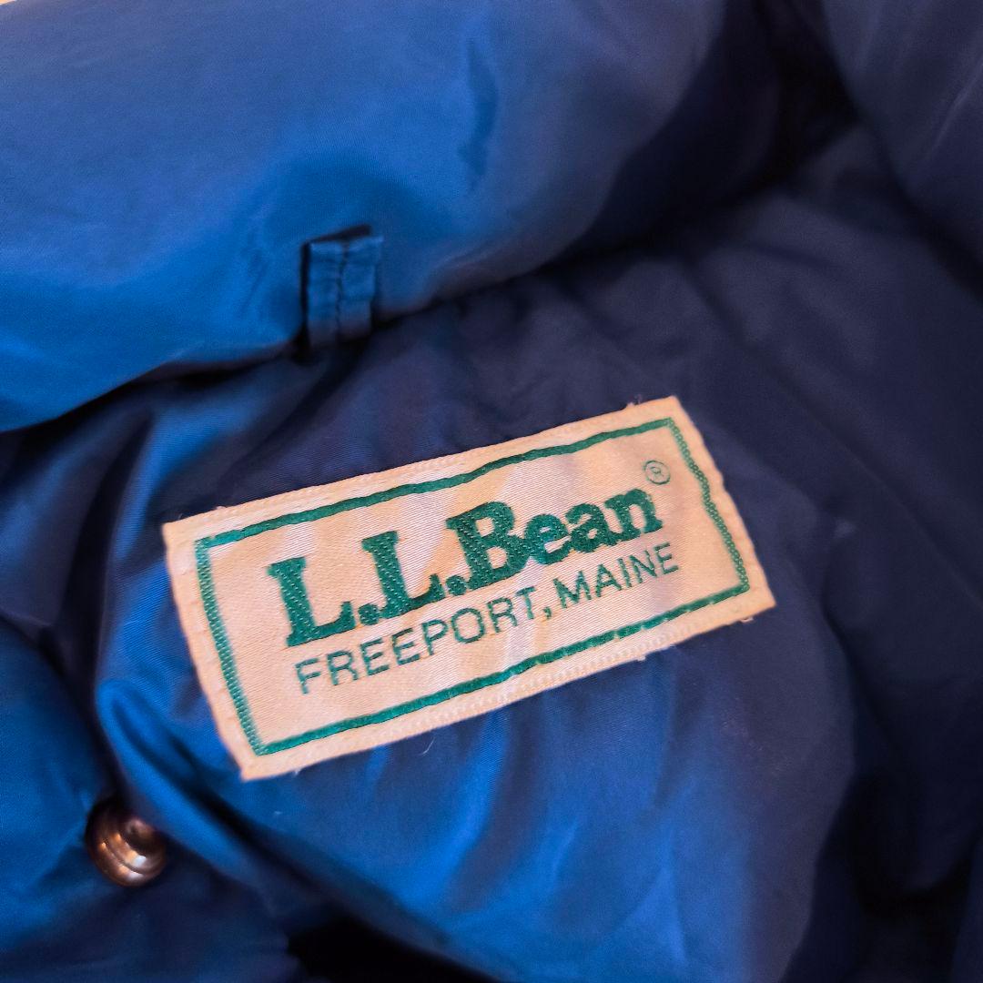 90s L.L.Bean ダウンベスト ブルー VINTAGE アウトドア