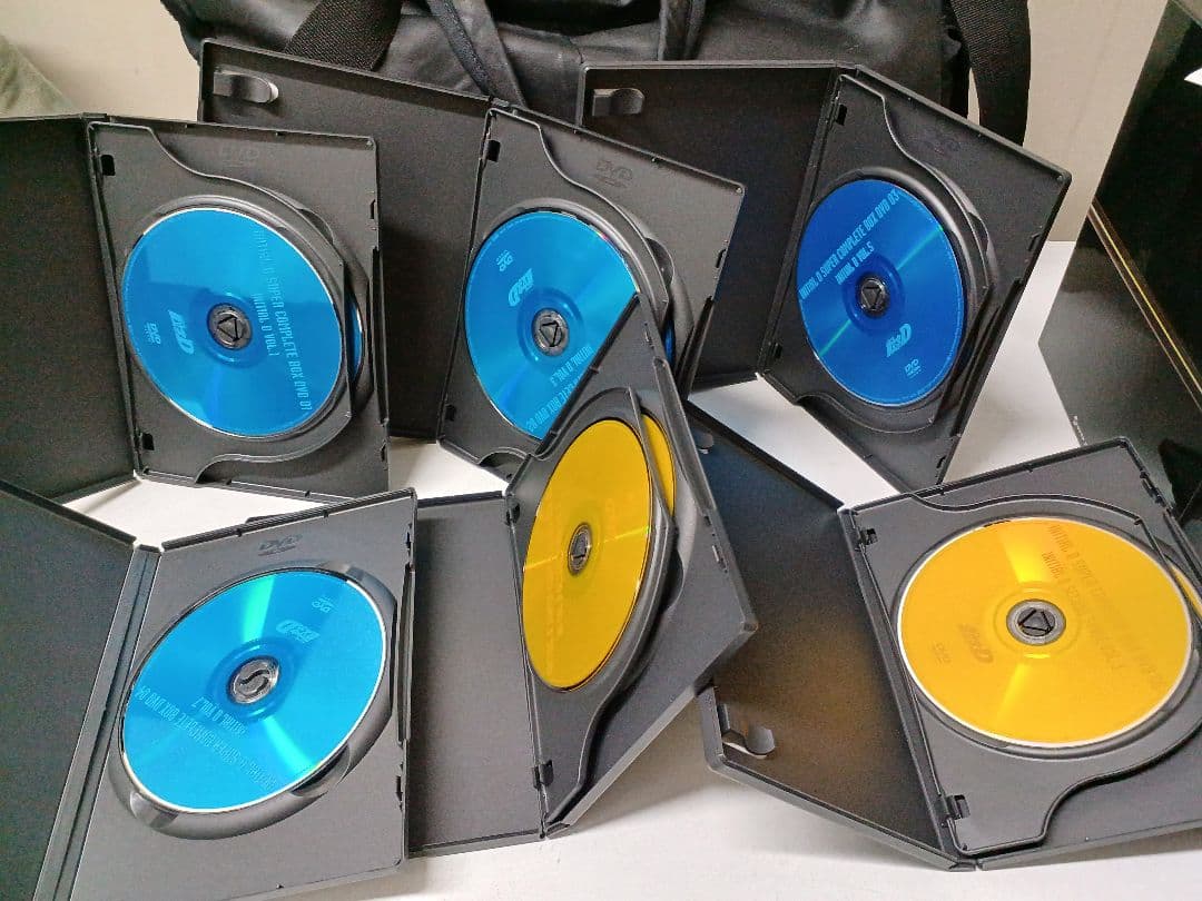 ステッカーに傷みあり、頭文字Dスーパーコンプリートボックス