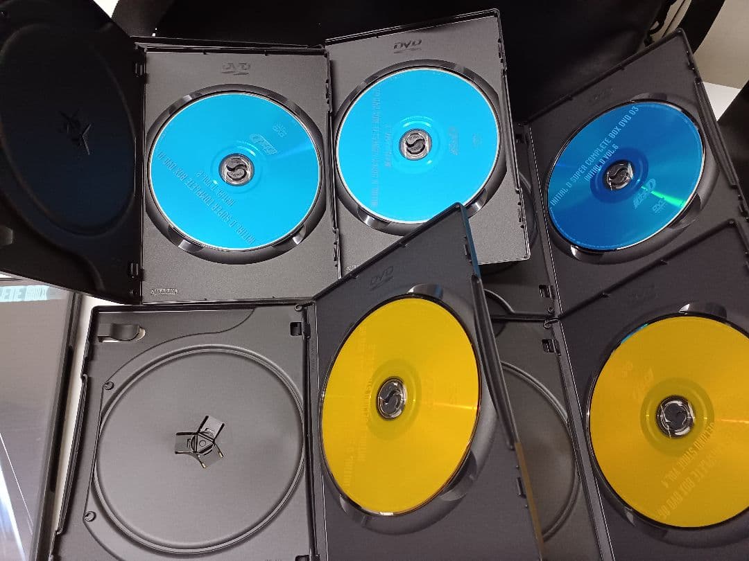 ステッカーに傷みあり、頭文字Dスーパーコンプリートボックス