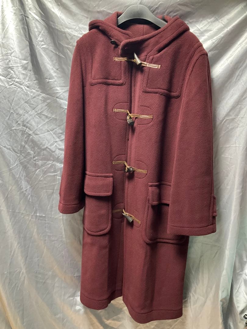グレンフェル　バーガンディ ダッフルコート サイズ34