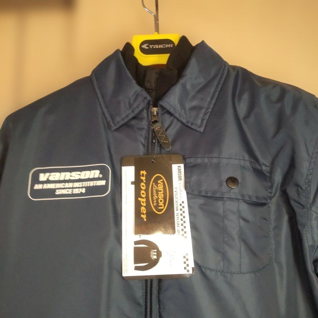 【VANSON】バンソン秋冬春用バイクフィールドジャケット ネイビー