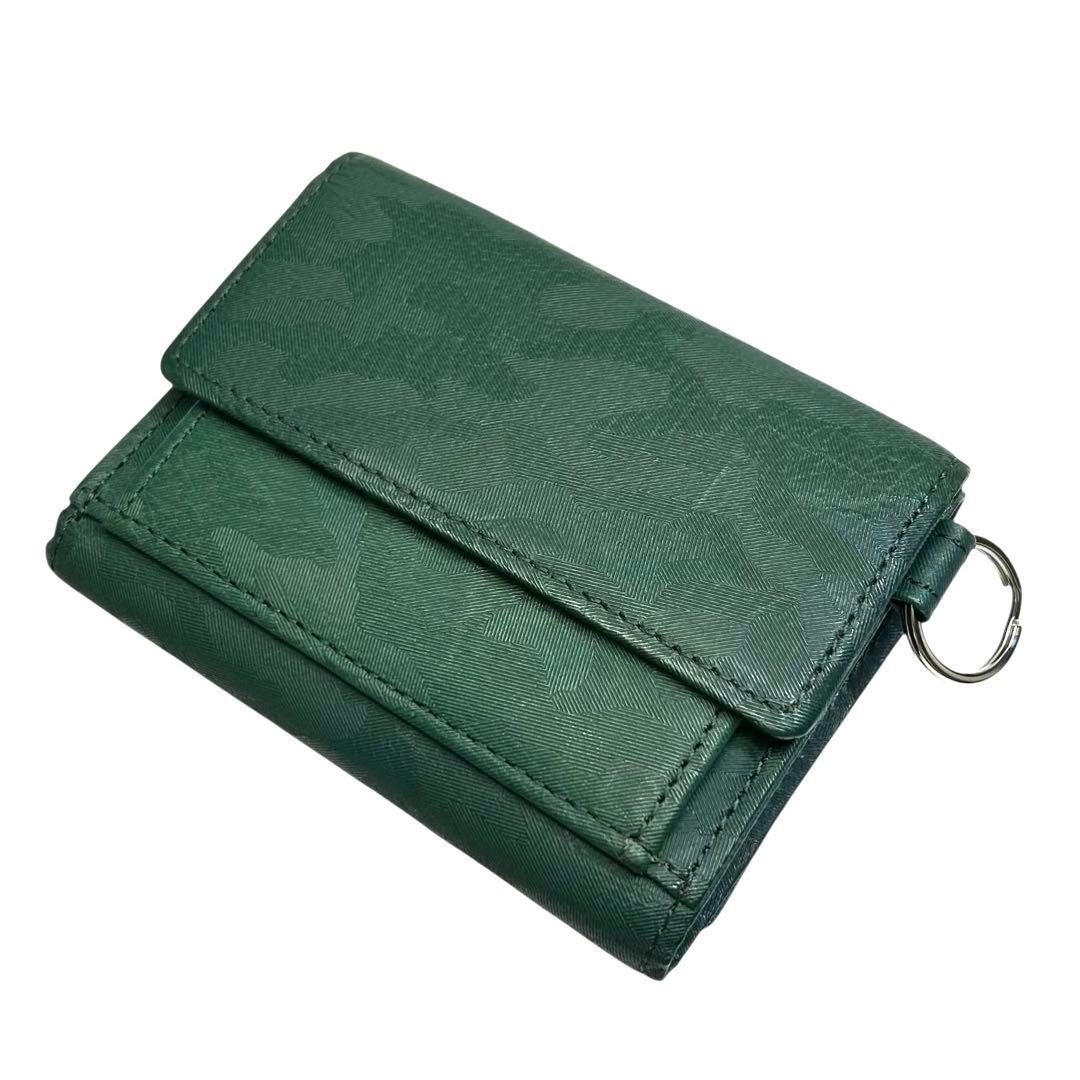 希少　極美品　PORTER ポーター　 WONDER 三つ折り財布　迷彩　緑