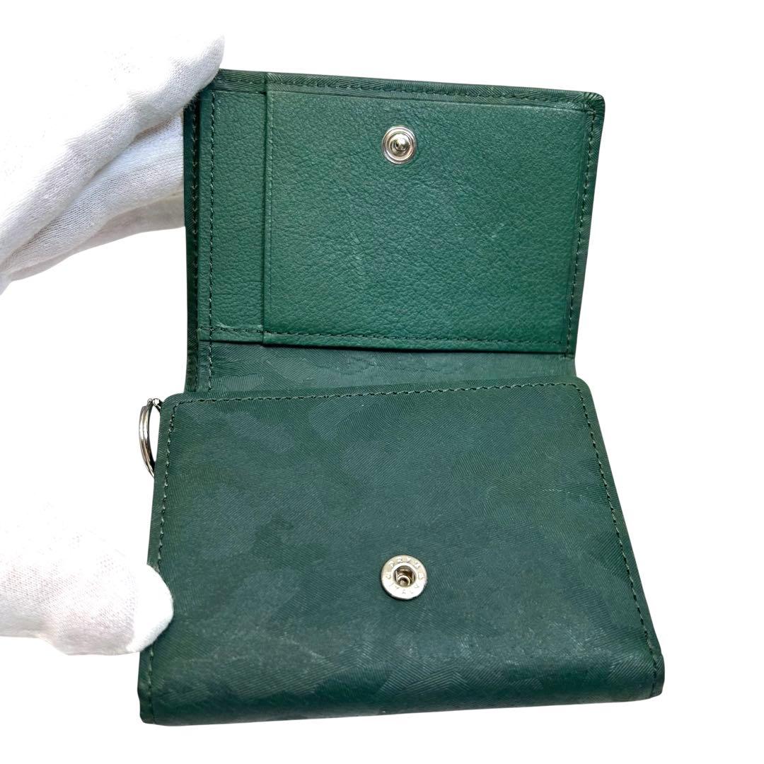 希少　極美品　PORTER ポーター　 WONDER 三つ折り財布　迷彩　緑