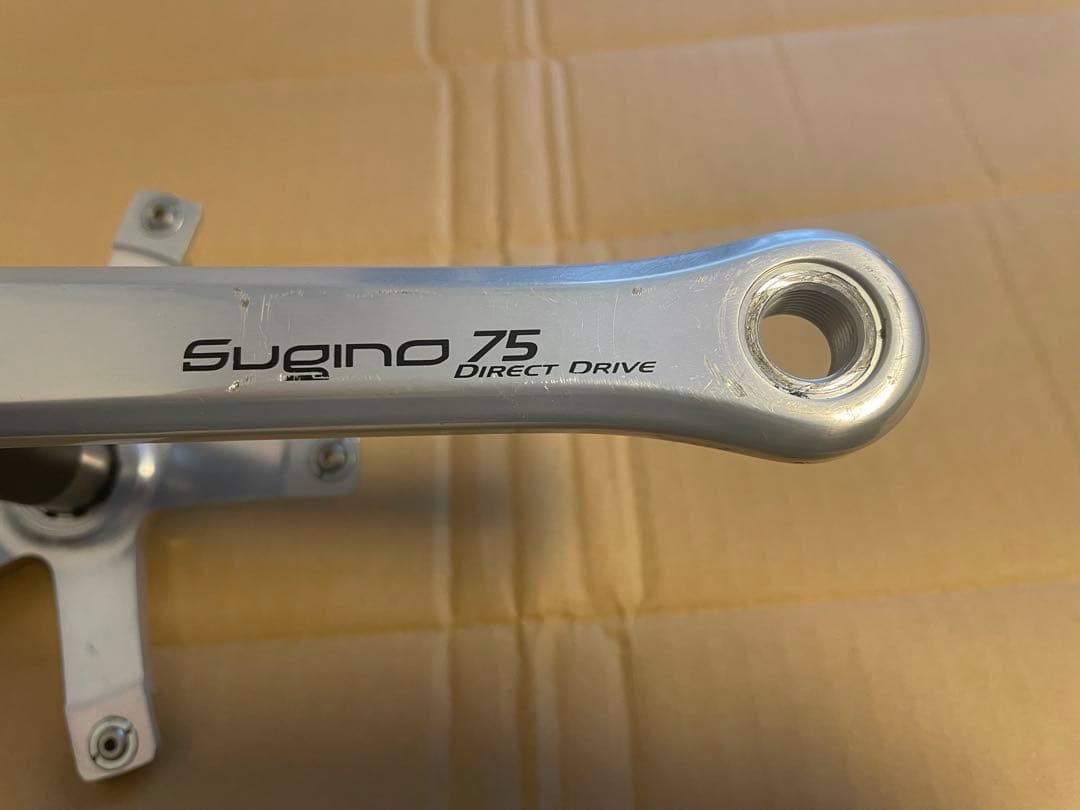 Sugino75 DD 165mm シルバー 純正BB付き