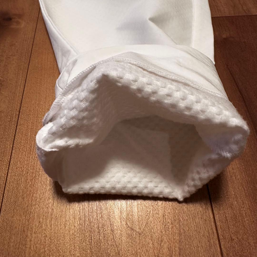 撥水　裏起毛　防風ロングパンツ　秋冬　サイズXL メンズ　ホワイト　防寒　ゴルフ