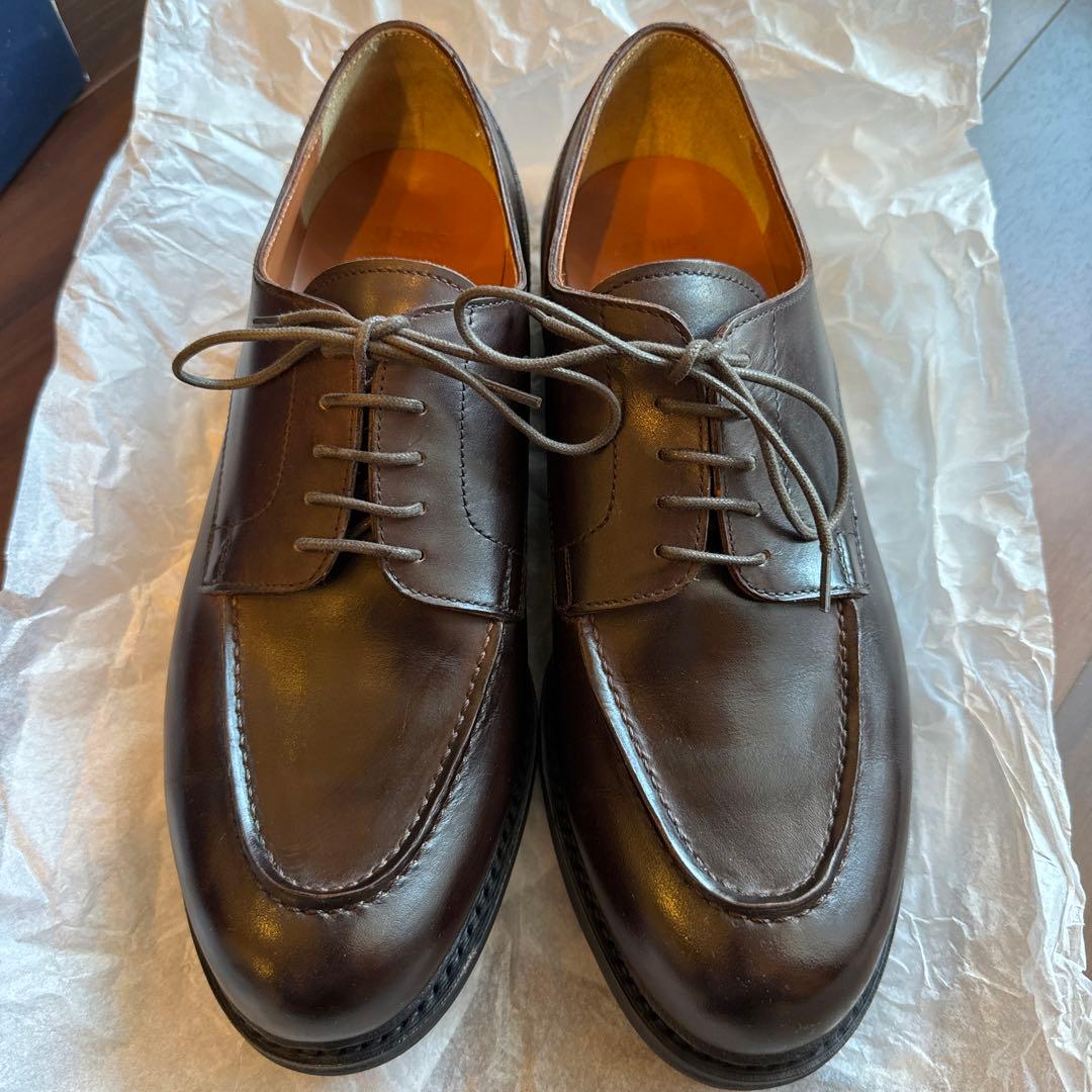 SHIPS オリジナル　Uチップシューズ(ブラウン)