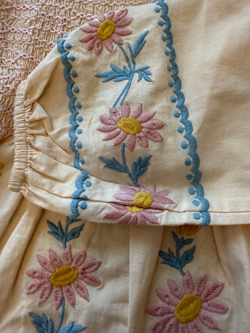 ワンピース Apolina Penny Smock Dress - Cashew 7-9y