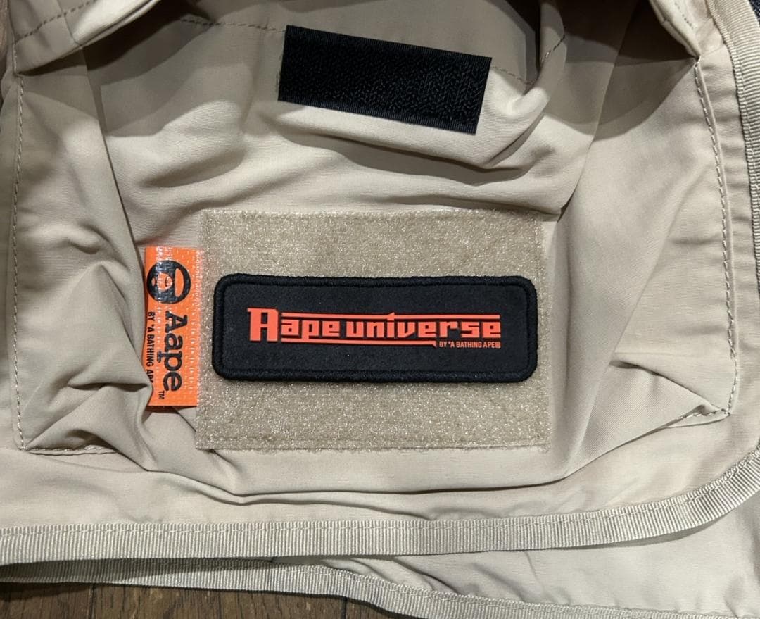 ＊エイプ AAPE BY A BATHING APE フィッシング ベスト F