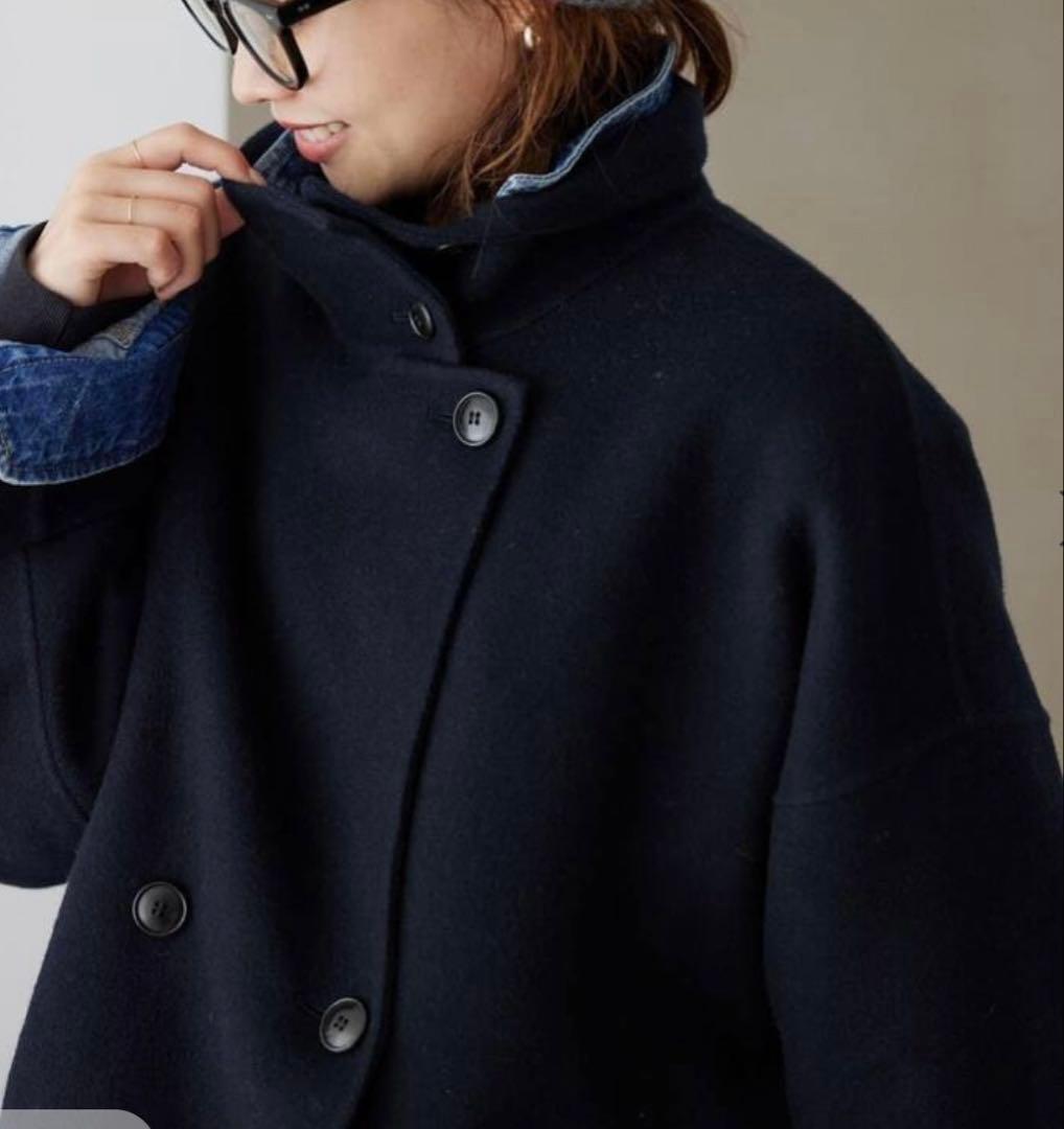 【【即購入OK】でんぱ 】souple woolダブルフェイスコート