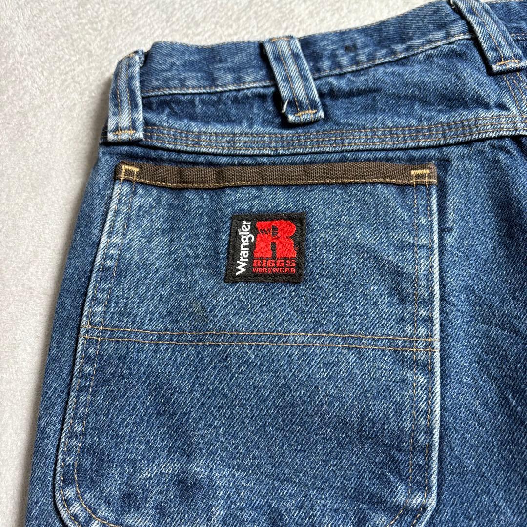 00s ラングラー　ダブルニー　ペインターデニム　ワークパンツ　トリプルステッチ