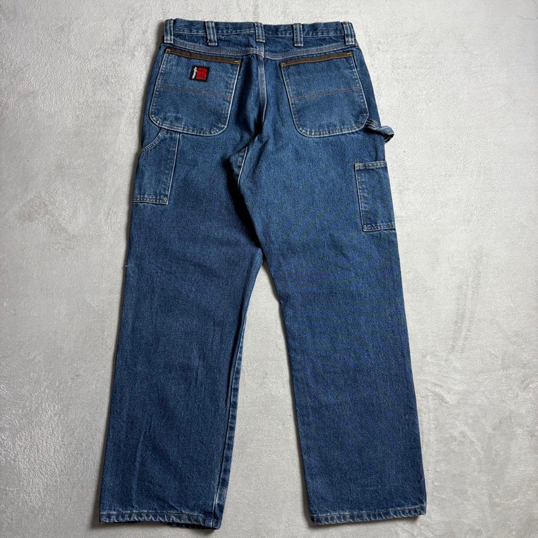 00s ラングラー　ダブルニー　ペインターデニム　ワークパンツ　トリプルステッチ