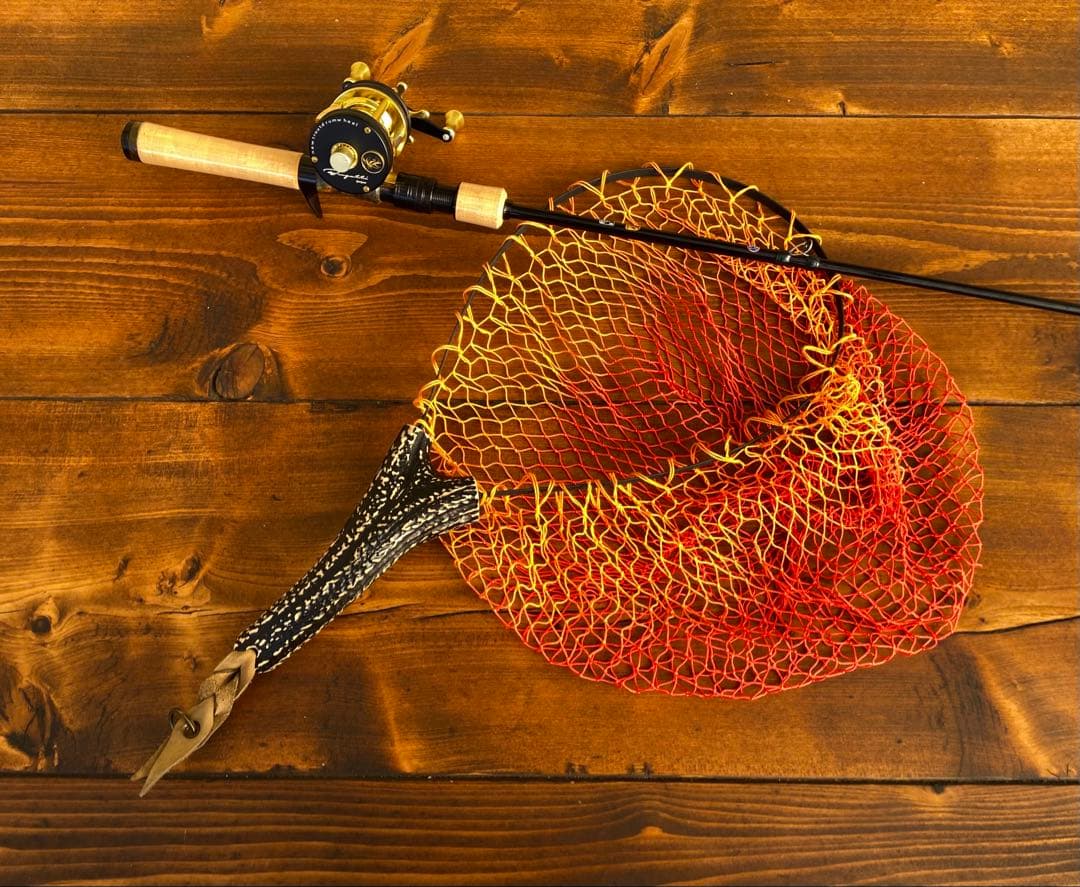 トラウトロッド　テレスコロッド　コンパクトロッド　天然木　ウッドリールシート