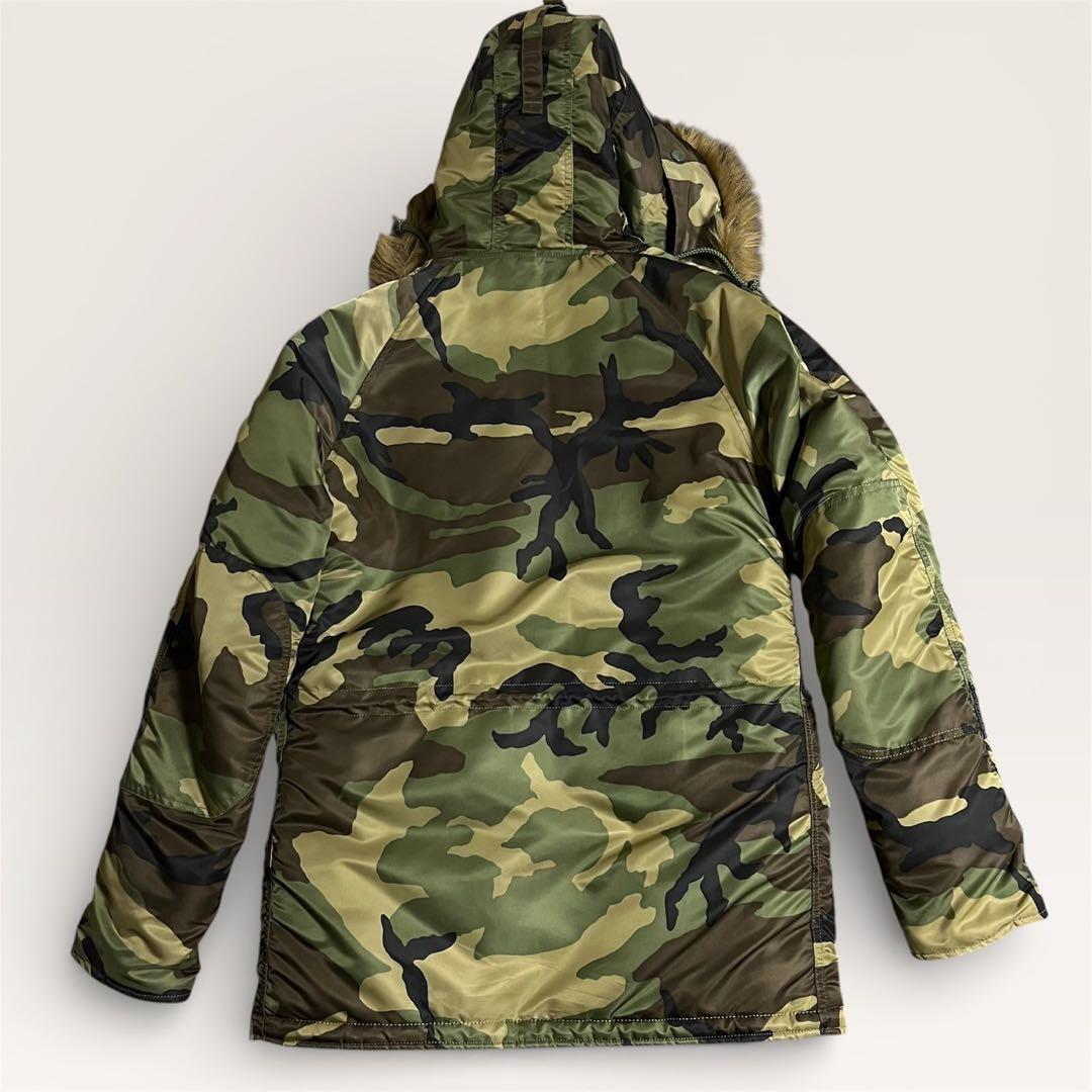 美品　迷彩　N-3B ALPHA INDUSTRIES Sサイズ