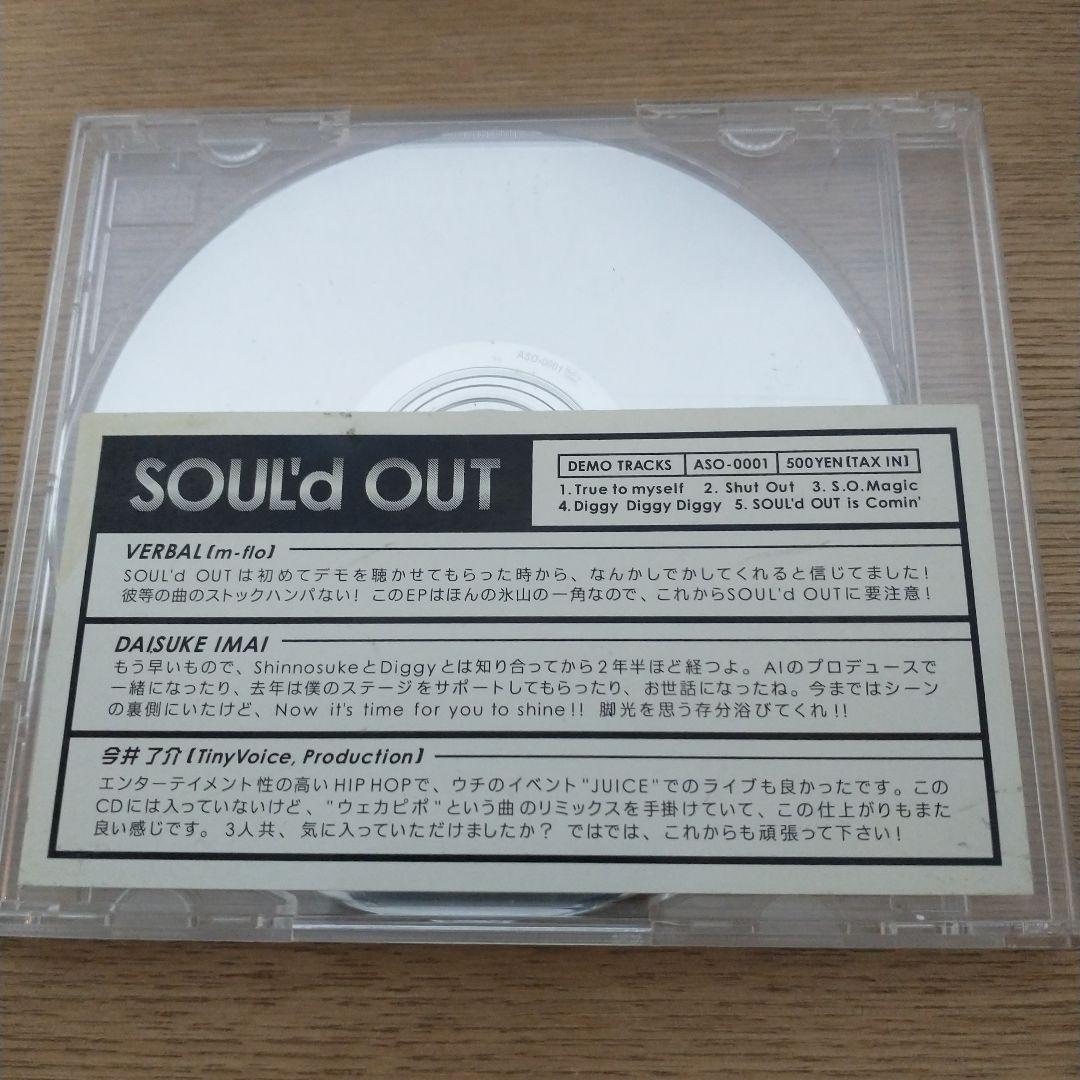 SOUL'd OUT DEMO TRACKS　サイン入りポラロイド写真付