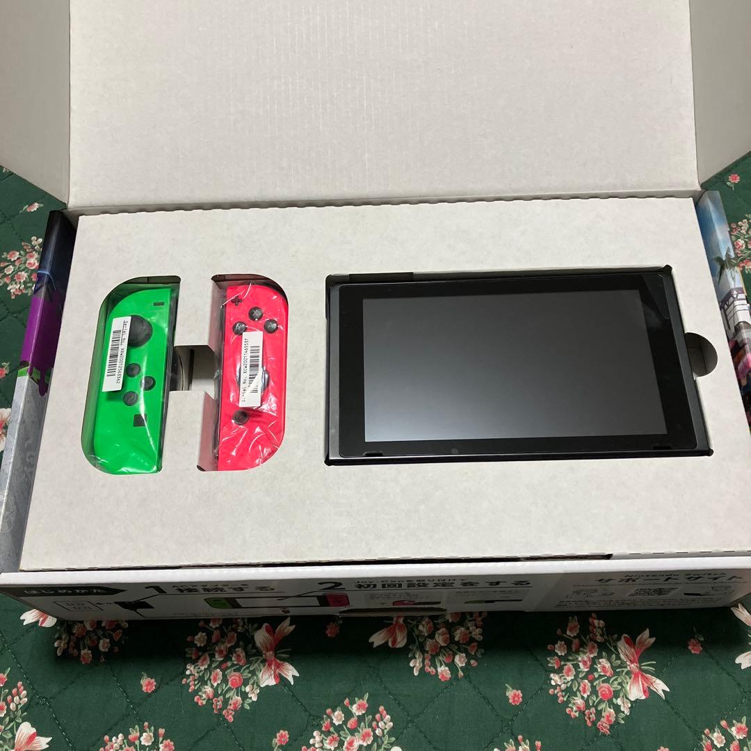Nintendo Switch 本体 スプラトゥーン2セット バック付き