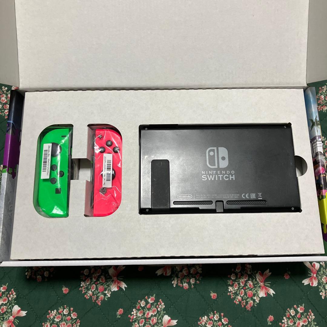 Nintendo Switch 本体 スプラトゥーン2セット バック付き