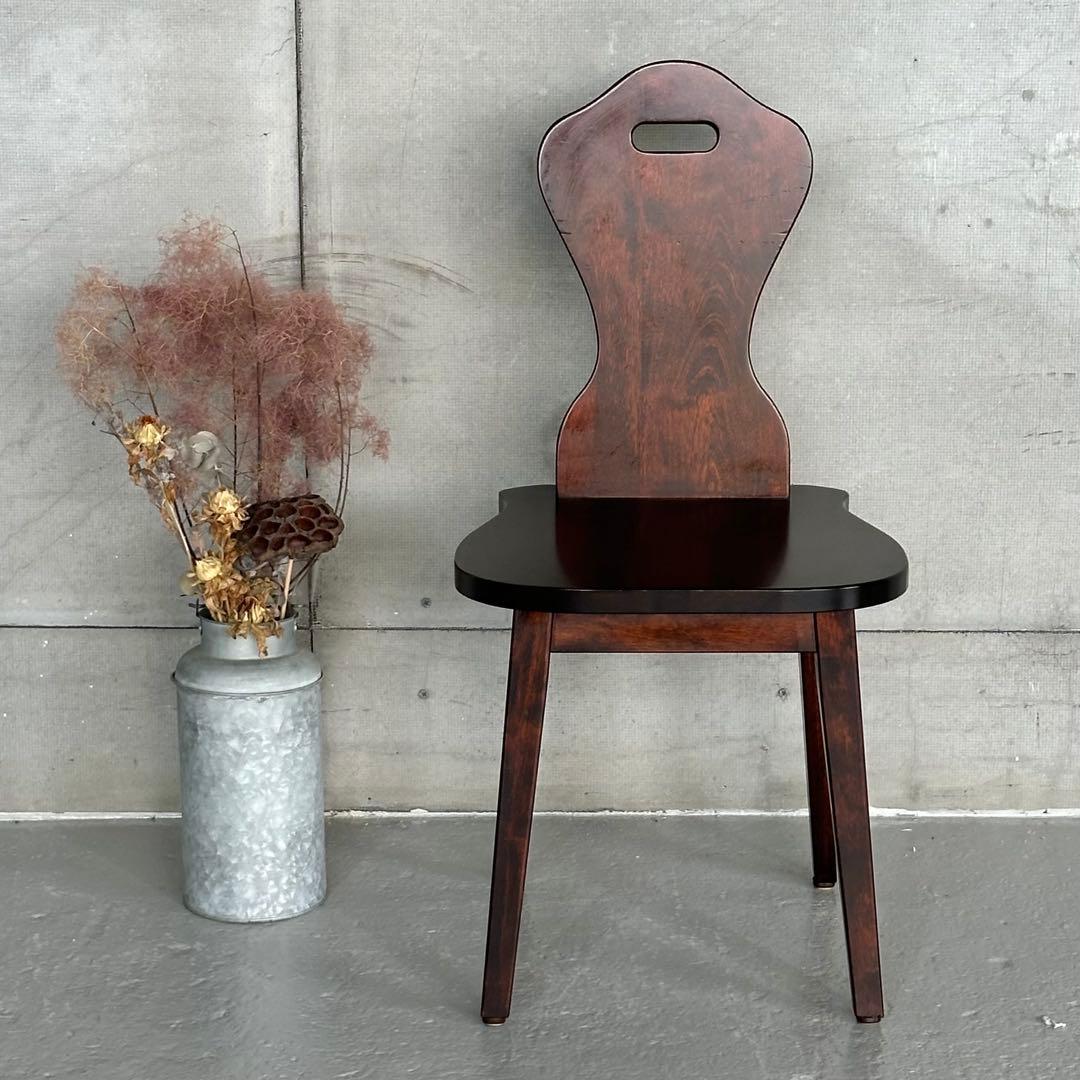 ✦旭川家具✦ 和光 北海道民芸 樺材チェア デスクチェア カントリー 木製椅子