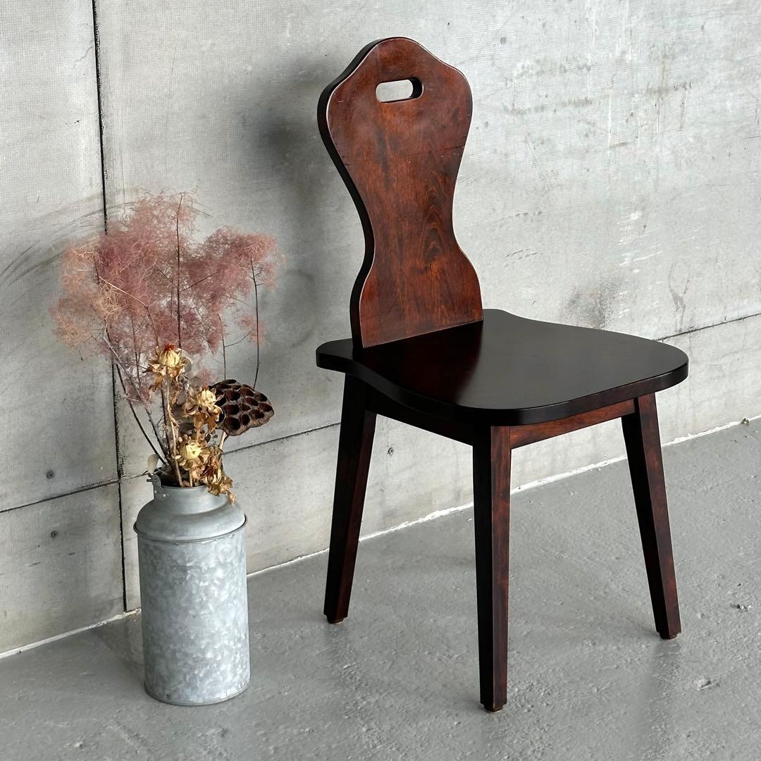 ✦旭川家具✦ 和光 北海道民芸 樺材チェア デスクチェア カントリー 木製椅子