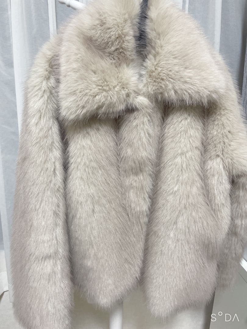 2/1まで13970円→12960円♡Donobanファージャケット♡グレージュ