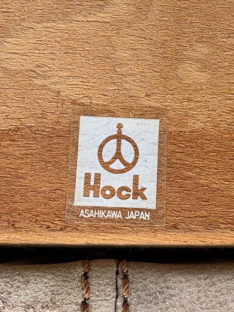 ①Hock カンディハウス BOLS ボルス・4脚セット・革状態悪い