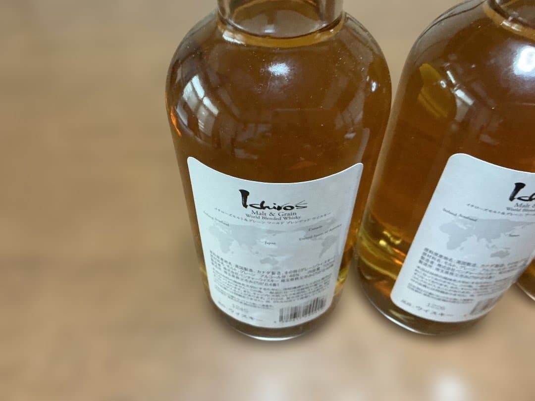 新品　未開栓　イチローズモルト　ホワイトラベル　３本
