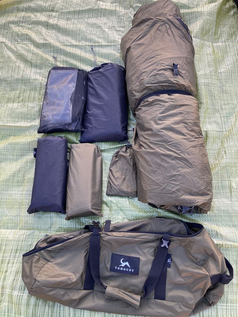 TOMOUNT Gmoonドームテントシェルター 設営簡単 付属品多数 状態良好