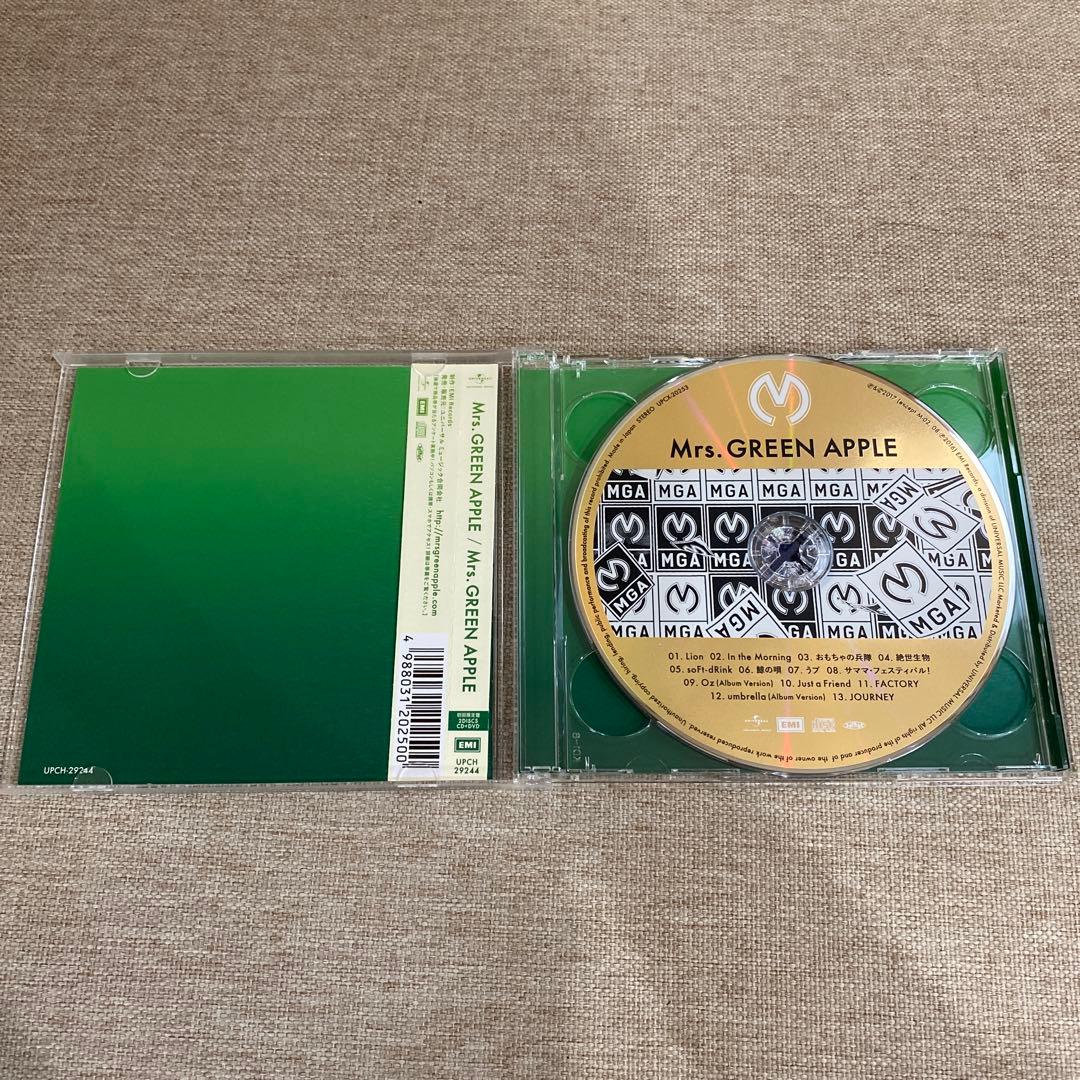 Mrs. GREEN APPLE 2nd アルバム 初回限定盤※国内正規品