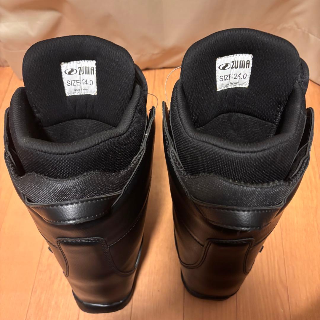 ZUMA スノーボードブーツ 24cm レディース BOA 黒