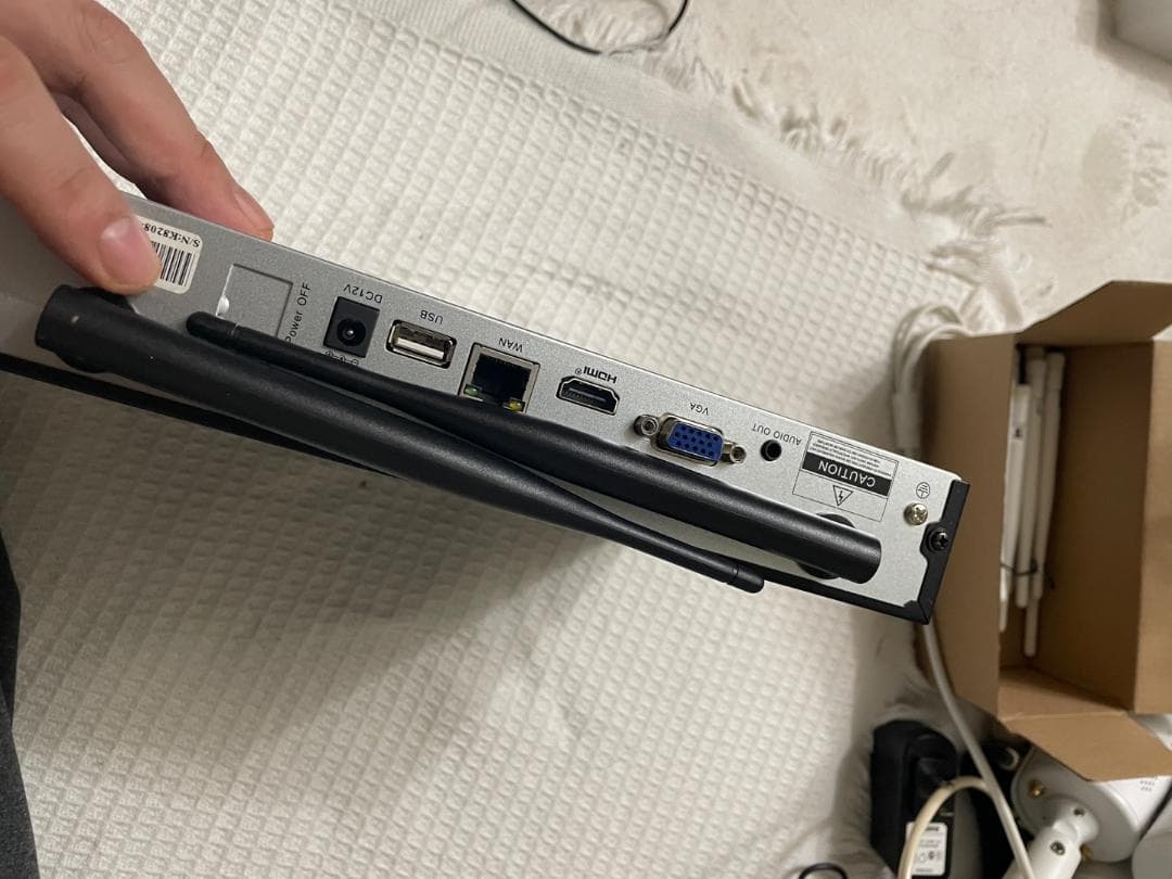 [中古] WEILAILIFE 防犯カメラ 7チャンネル (4TB HDD)