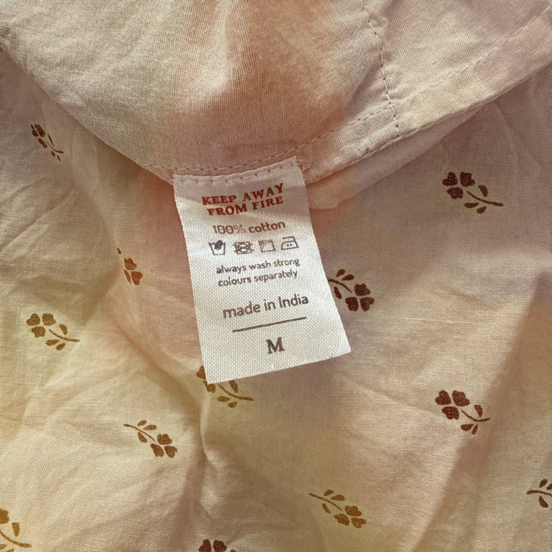 Apolina 半袖花柄ワンピース M