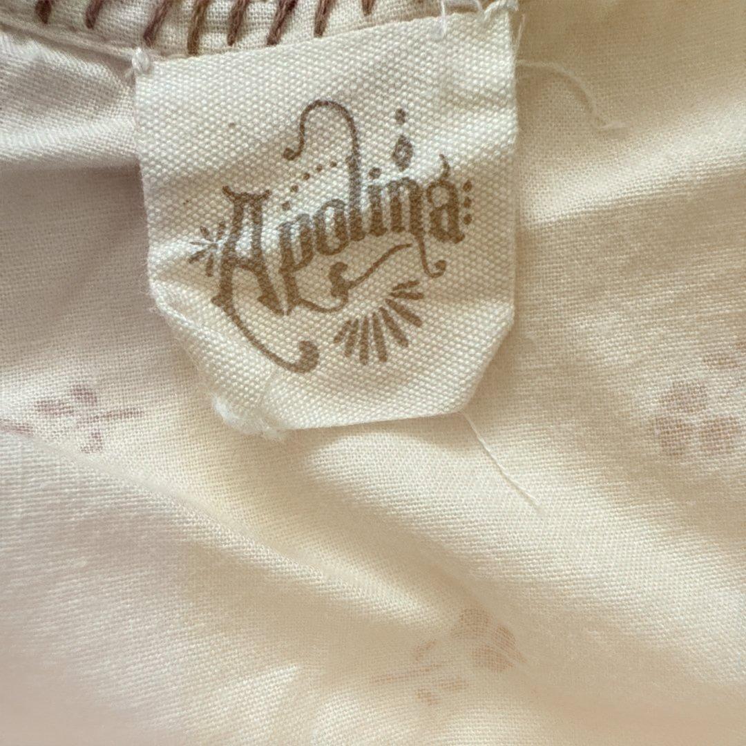 Apolina 半袖花柄ワンピース M