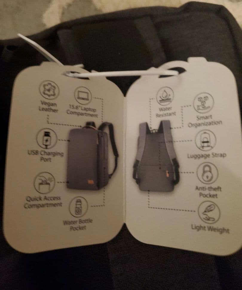 NORDACE リュック　ビジネスバッグ　USB付き　メンズ　大容量19L