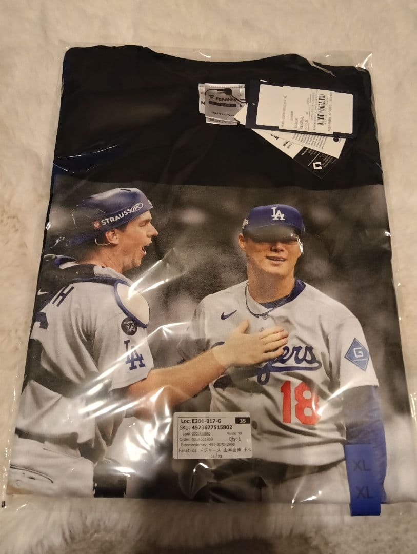 ドジャース　山本由伸　リーグ優勝Tシャツ　XL