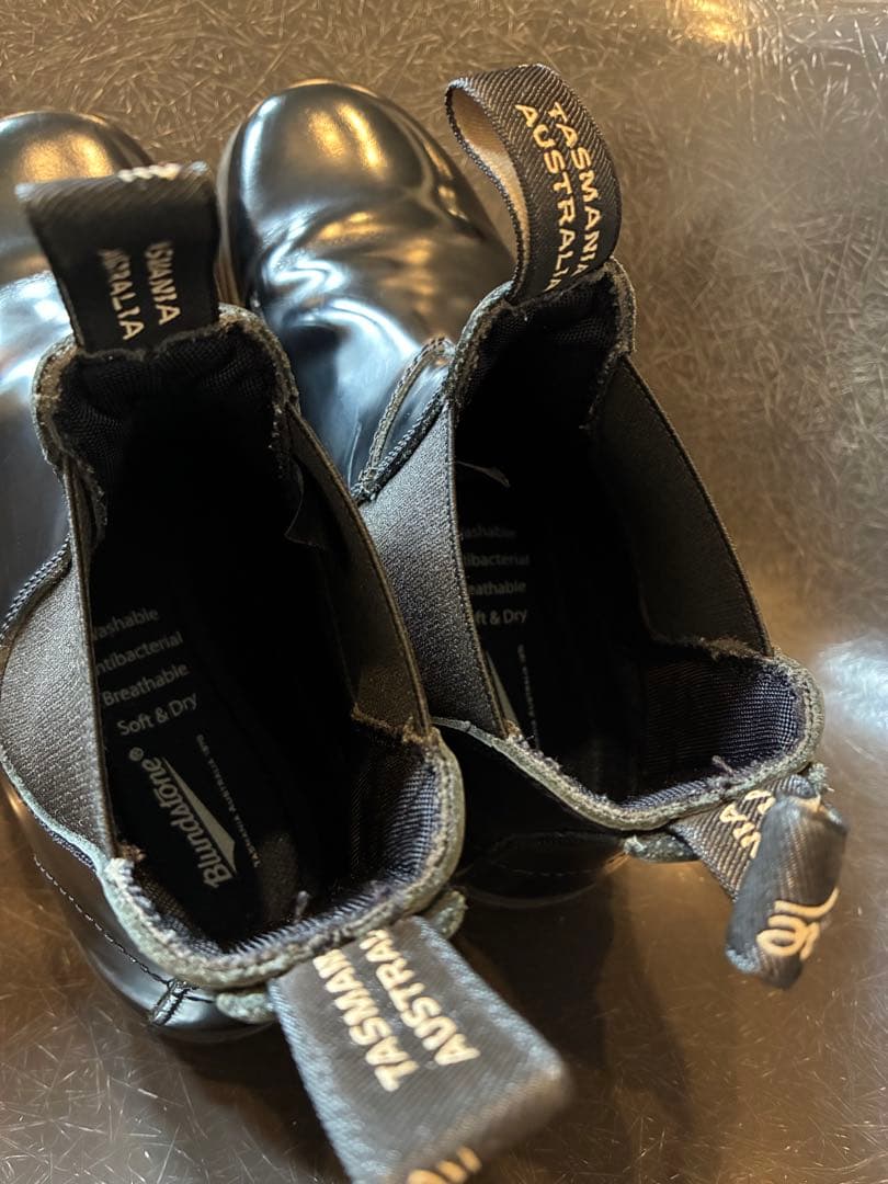 Blundstone ブランドストーン　ブーツ　ブラックブラッシュサイズ7