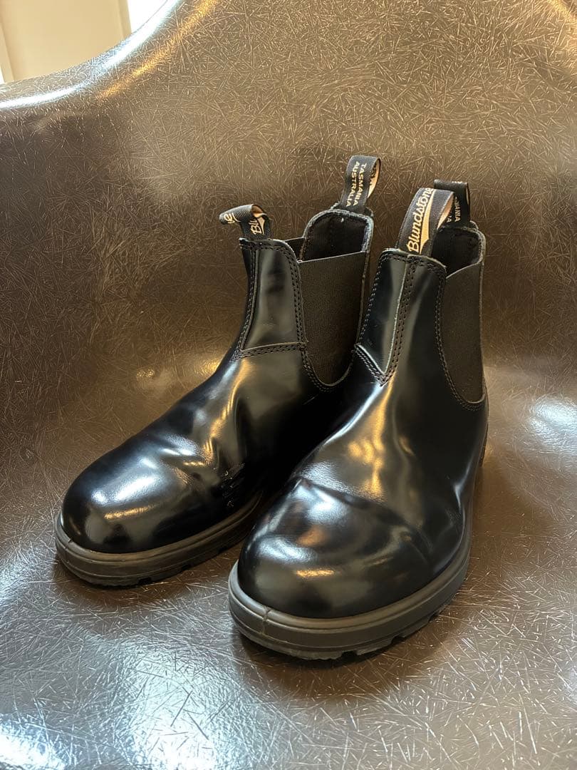 Blundstone ブランドストーン　ブーツ　ブラックブラッシュサイズ7