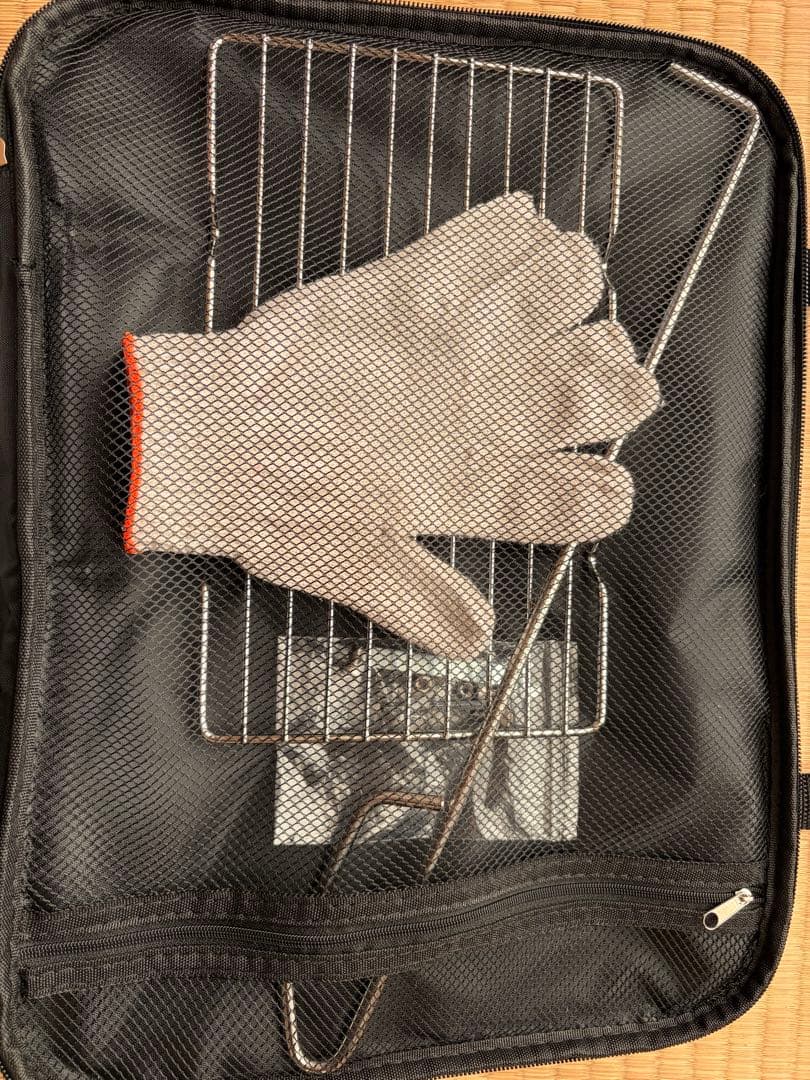 WT−Star−Ti 折り畳みチタン薪ストーブ未使用品 3面ガラス