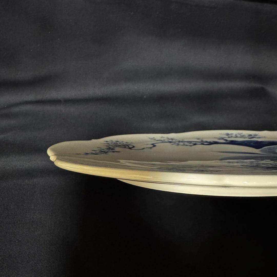 マイセン　ブルーオーキッド　ラウンドプラター31㎝