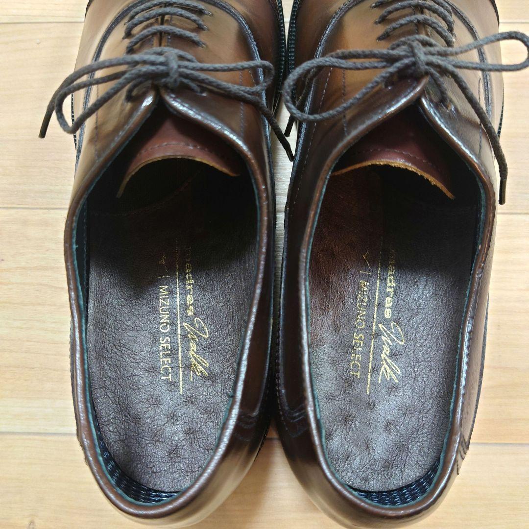 【未使用】MADRAS × MIZUNO ビジネスシューズ　革靴　茶系