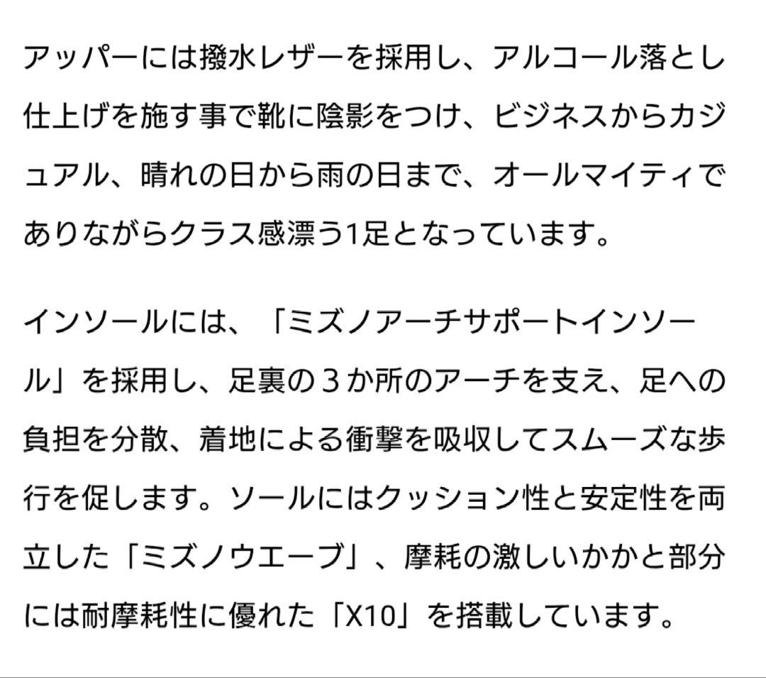 【未使用】MADRAS × MIZUNO ビジネスシューズ　革靴　茶系