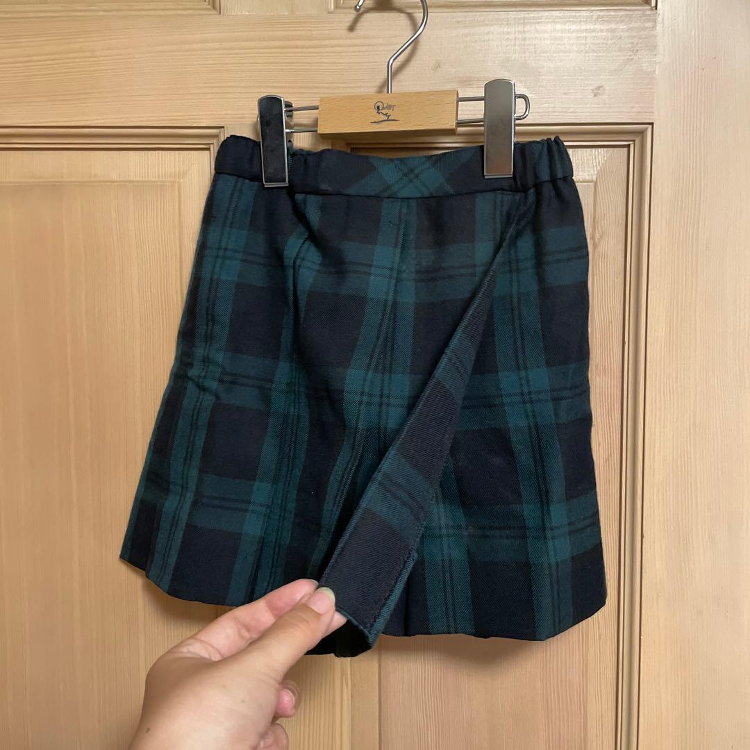 アウレット お受験 キュロットスカート120 ＆ブラウス 110