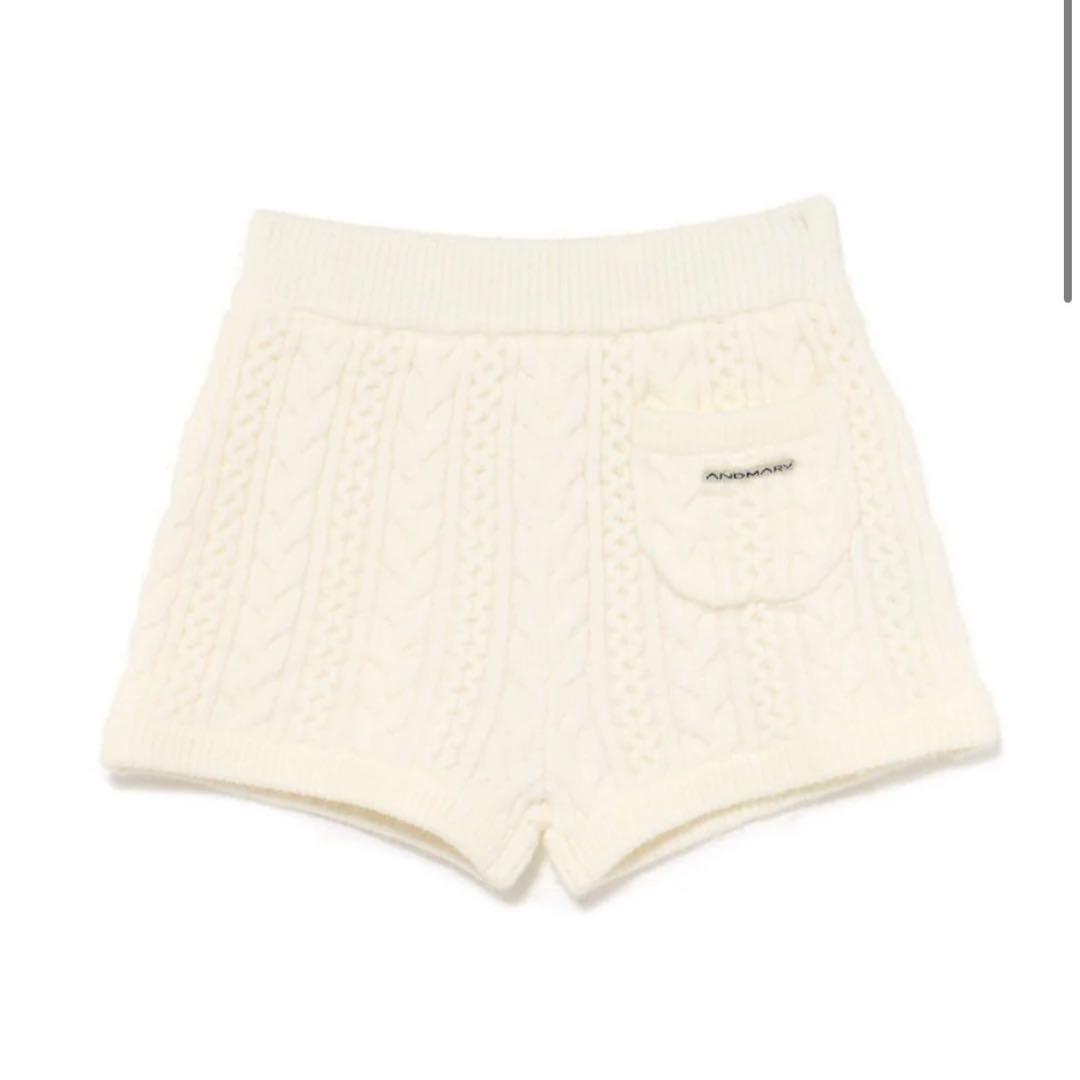 パンツ andmary Mary knit pants
