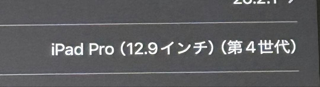 D*P様 新品同様 iPad Pro 12.9インチ（第4世代） Wi-Fi 1