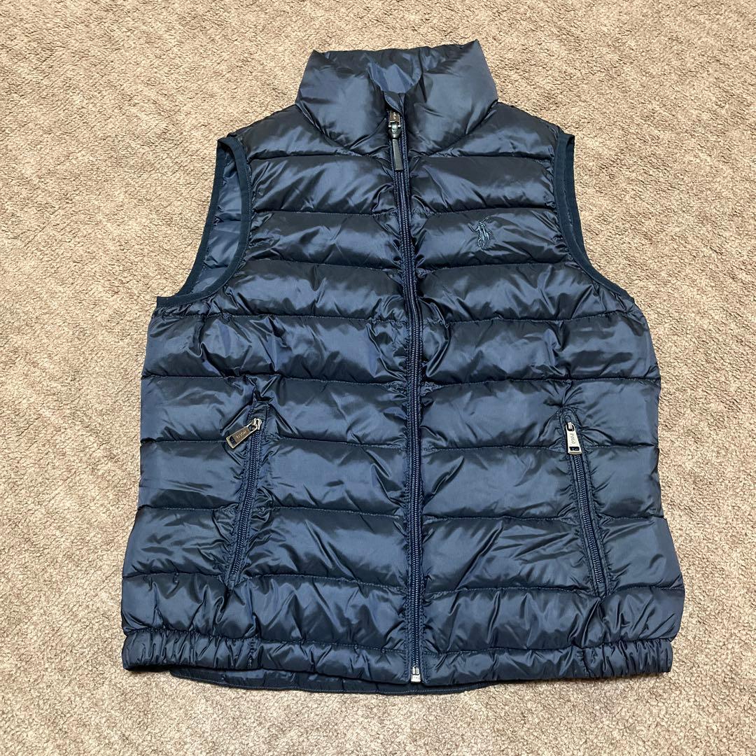 POLO RALPH LAUREN ネイビー ダウンベスト S