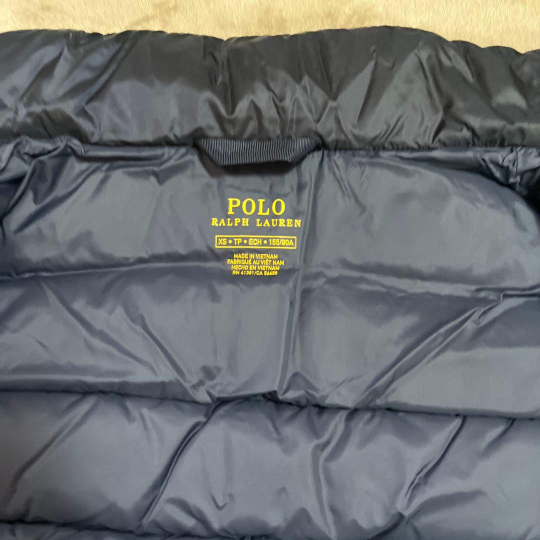 POLO RALPH LAUREN ネイビー ダウンベスト S