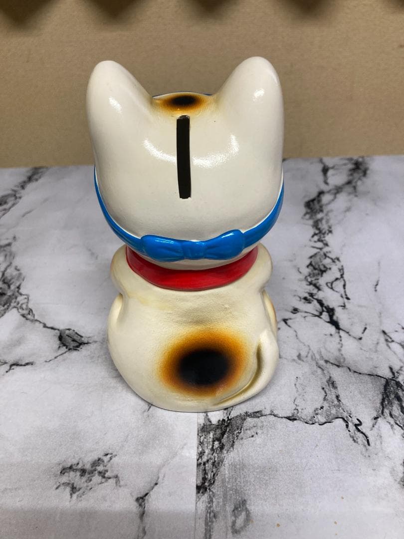 加藤工芸 777 フイバー 招き猫 貯金箱