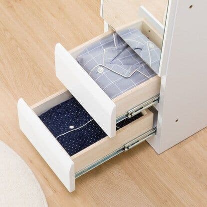 【2月まで！】ニトリ 姿見ミラー 収納 一体型 コルト30WH ホワイト