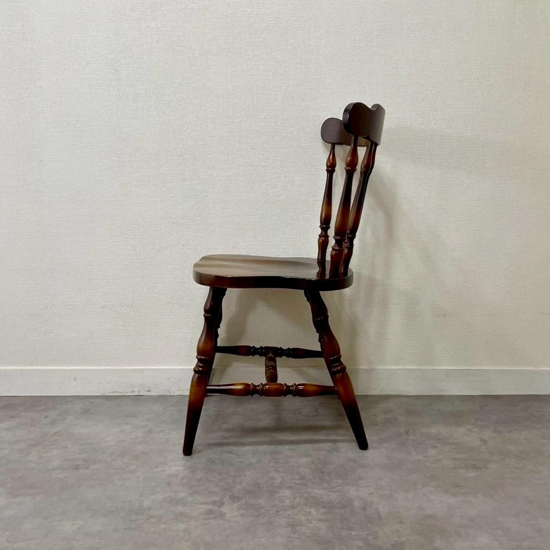 飛騨産業 キツツキマーク ウィンザーチェア 無垢材 国産家具 ヴィンテージ A