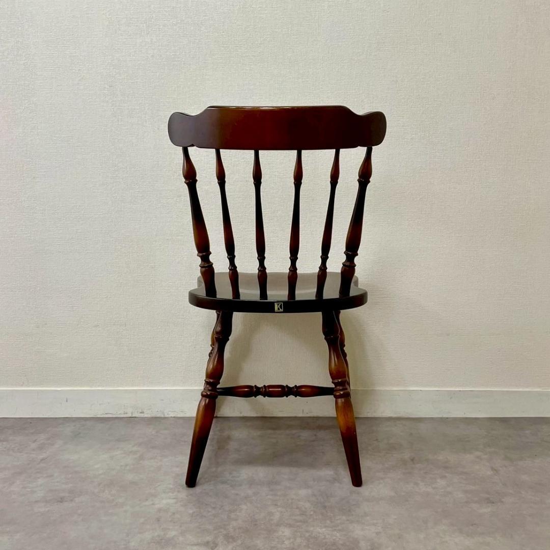 飛騨産業 キツツキマーク ウィンザーチェア 無垢材 国産家具 ヴィンテージ A