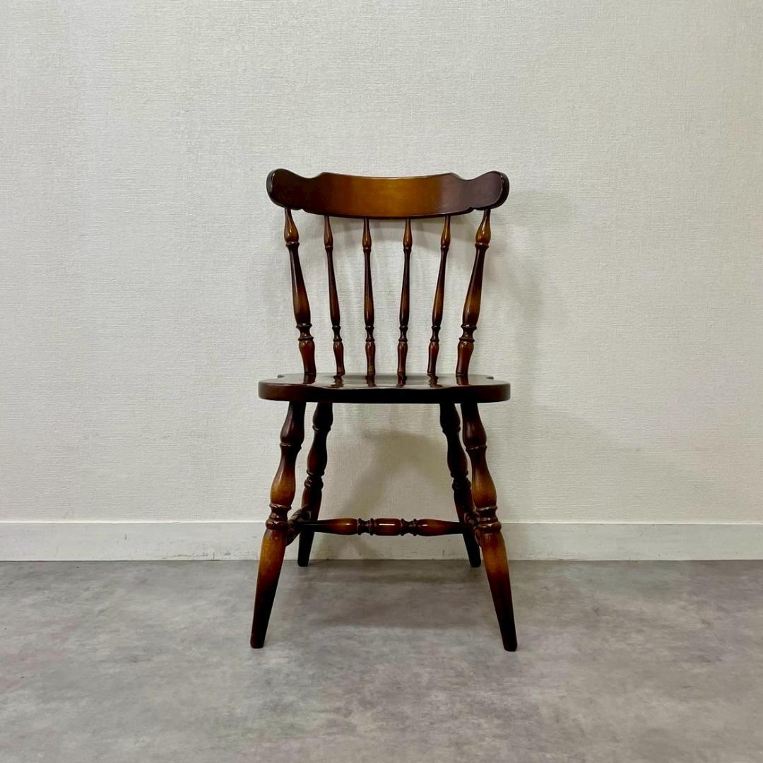 飛騨産業 キツツキマーク ウィンザーチェア 無垢材 国産家具 ヴィンテージ A